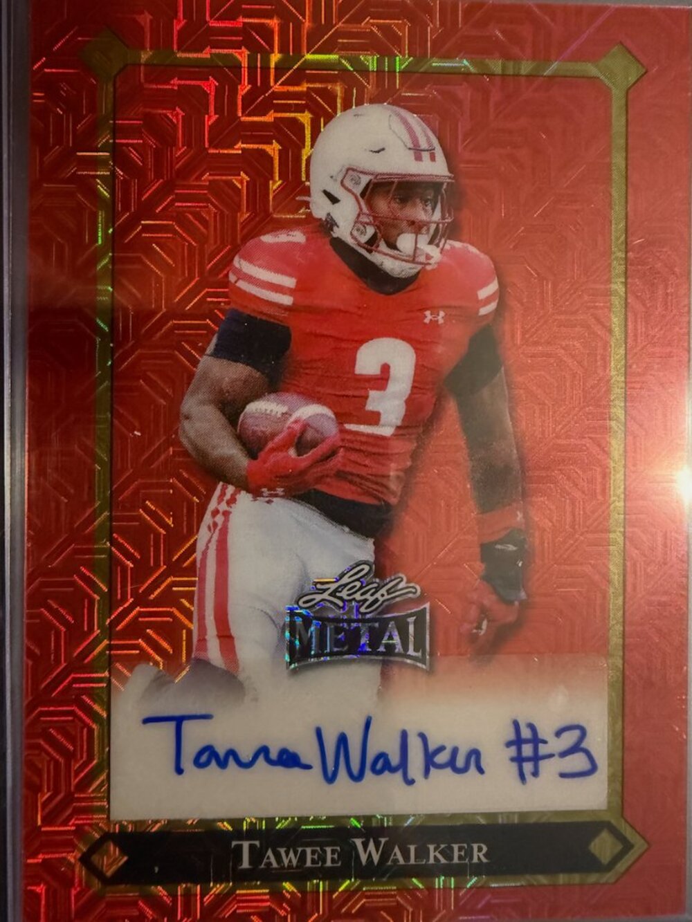 Tawee Walker Auto 92L-TW1 | 2025 Leaf Metal | 3/3